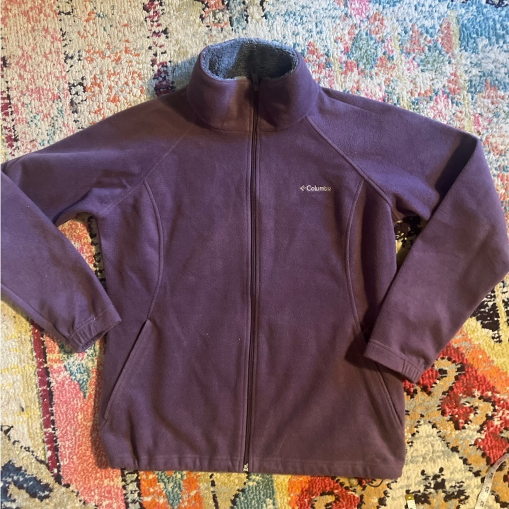 Columbia fleece insulated zip up women’s size L